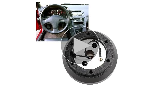 その他 SIMAREA HUB + STEERING WHEEL 140H Steering Wheel Short Hub Adapter Kit 6 Hole for Pulsar